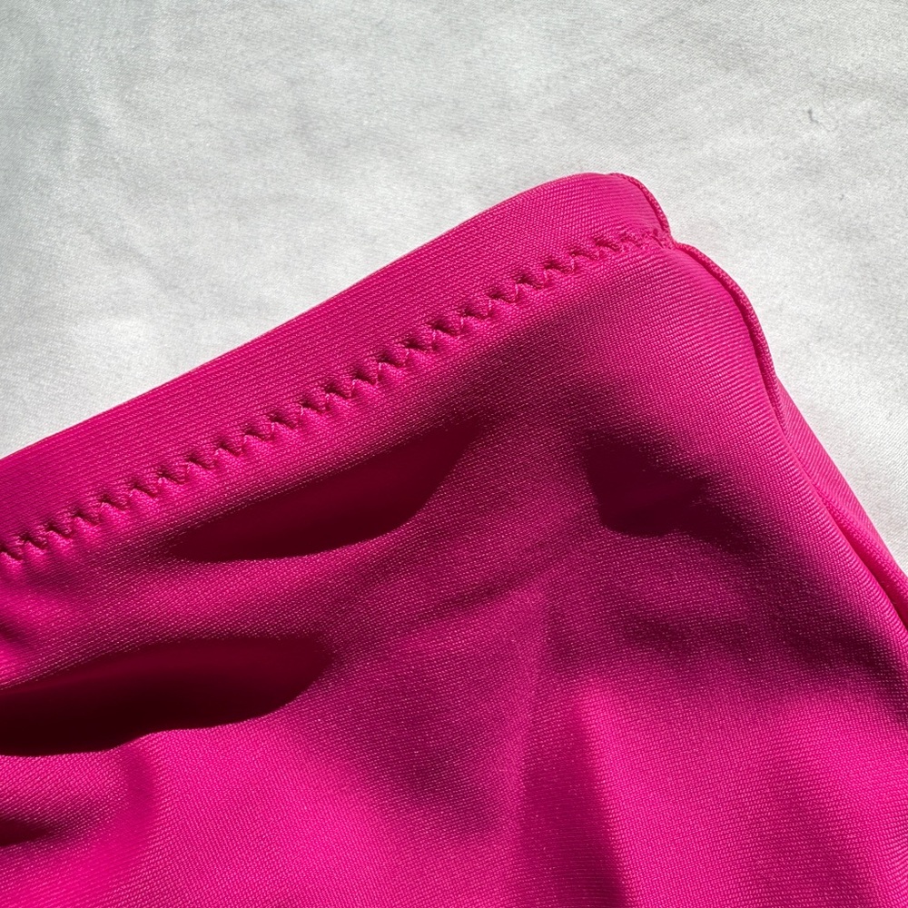 NWT J. Crew high-rise full-coverage bikini bottom in Radiant Fuchsia, M - Picture 5 of 9